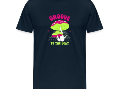 Mushroom Groove to The Beat Men Premium T-Shirt