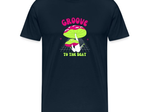 Mushroom Groove to The Beat Men Premium T-Shirt