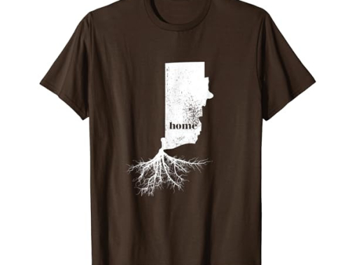 Rhode Island Home Roots State Map Shirt Love Pride Gift Tee