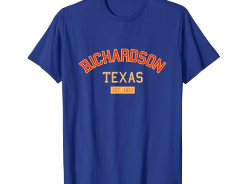 Richardson Texas 1873 Vintage TX Retro Dallas American T-Shirt